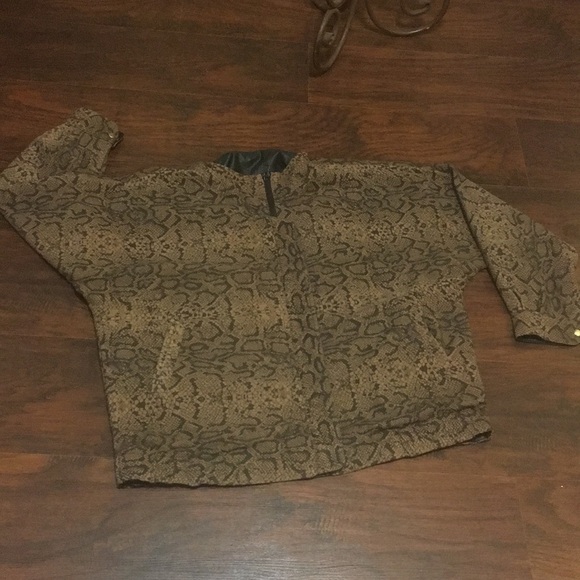 L/XL Vintage Bomber Jacket Reversible Unisex - Picture 3 of 8